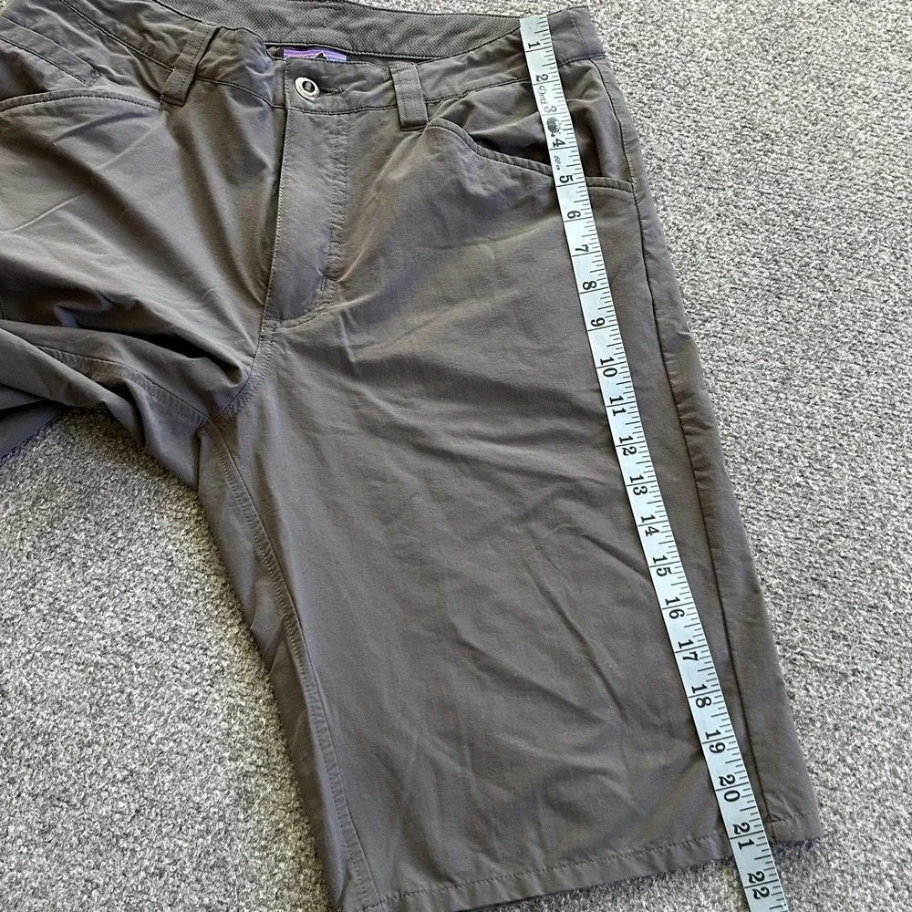 Patagonia Quandary Shorts Mens 32 Gray Hiking Stretch Lightweight 10" - Picture 12 of 15